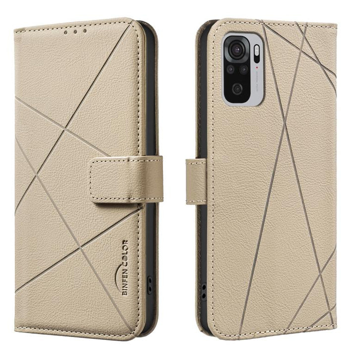 Funda de cuero para teléfono con estampado geométrico y protección RFID, For Redmi 12C, For Redmi Note 12 Pro+ Global, For Redmi Note 12 Pro 5G Global, For Redmi Note 12 5G Global, For Redmi Note 11 Pro / 11 Pro 5G Global, For Redmi 10 2022 / Note 11 4...