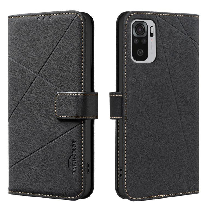 Funda de cuero para teléfono con estampado geométrico y protección RFID, For Redmi 12C, For Redmi Note 12 Pro+ Global, For Redmi Note 12 Pro 5G Global, For Redmi Note 12 5G Global, For Redmi Note 11 Pro / 11 Pro 5G Global, For Redmi 10 2022 / Note 11 4...