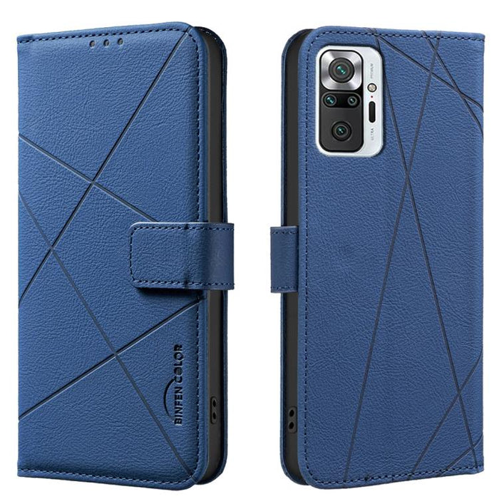 Funda de cuero para teléfono con estampado geométrico y protección RFID, For Redmi 12C, For Redmi Note 12 Pro+ Global, For Redmi Note 12 Pro 5G Global, For Redmi Note 12 5G Global, For Redmi Note 11 Pro / 11 Pro 5G Global, For Redmi 10 2022 / Note 11 4...
