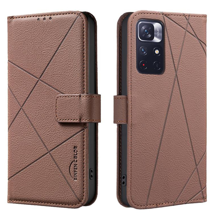 Funda de cuero para teléfono con estampado geométrico y protección RFID, For Redmi Note 14 4G 16.25mm, For Redmi Note 14 Pro 5G / 14 Pro+ 5G, For Redmi A3, For Redmi Note 13 Pro 4G, For Redmi Note 13 4G, For Redmi K70E, For Redmi Note 13 5G, For Redmi ...