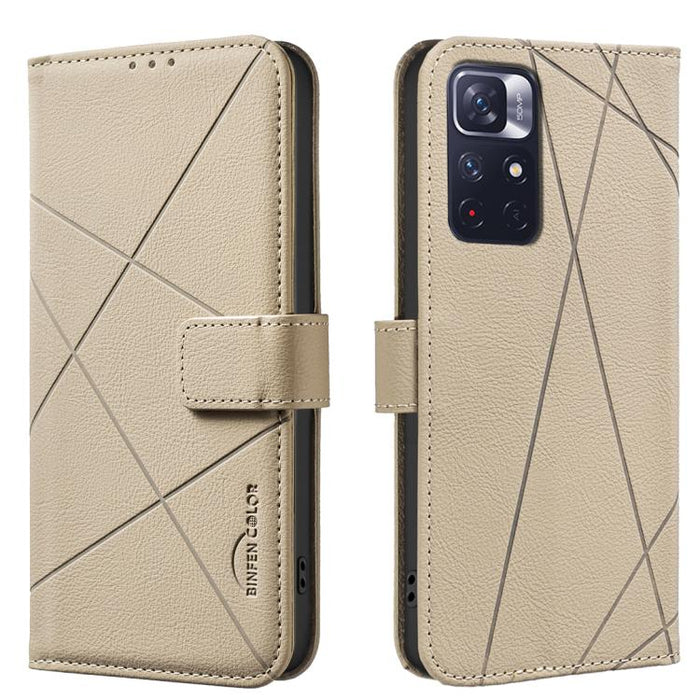 Funda de cuero para teléfono con estampado geométrico y protección RFID, For Redmi Note 14 4G 16.25mm, For Redmi Note 14 Pro 5G / 14 Pro+ 5G, For Redmi A3, For Redmi Note 13 Pro 4G, For Redmi Note 13 4G, For Redmi K70E, For Redmi Note 13 5G, For Redmi ...