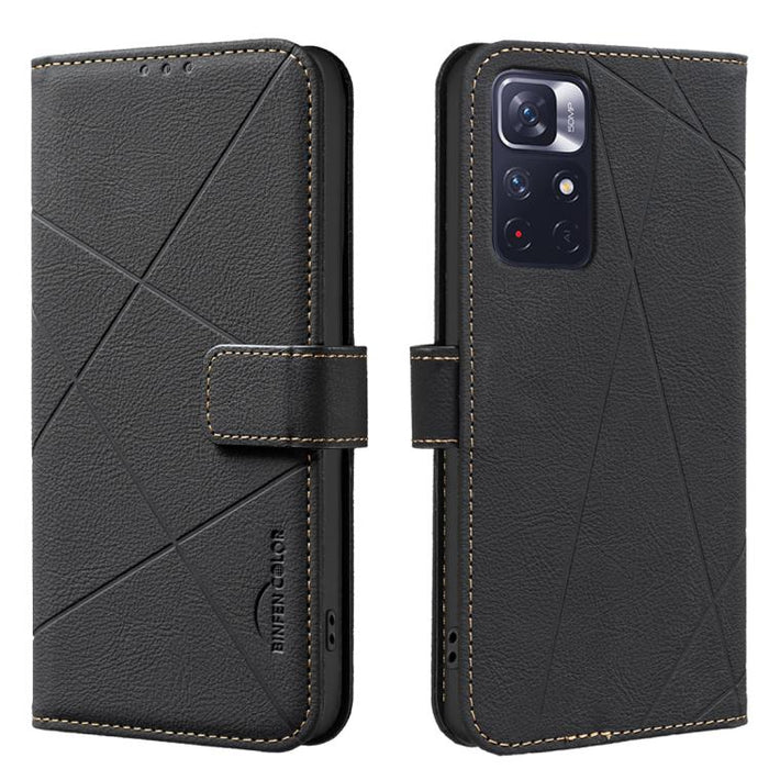 Funda de cuero para teléfono con estampado geométrico y protección RFID, For Redmi Note 14 4G 16.25mm, For Redmi Note 14 Pro 5G / 14 Pro+ 5G, For Redmi A3, For Redmi Note 13 Pro 4G, For Redmi Note 13 4G, For Redmi K70E, For Redmi Note 13 5G, For Redmi ...