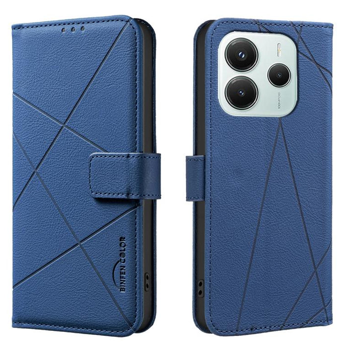 Funda de cuero para teléfono con estampado geométrico y protección RFID, For Redmi K90 Max 5G, For Redmi A7 Pro 171mm / Poco C85x 5G, For Redmi 15a 5G, For Redmi Tubo 5 Max / Poco X8 Pro Max, For Redmi Tubo 5 / Poco X8 Pro 5G                           ...