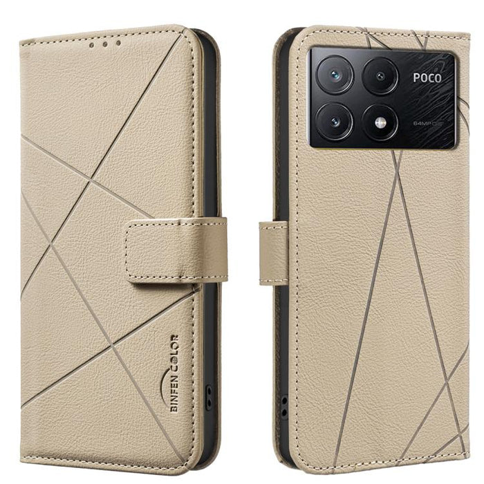 Funda de cuero para teléfono con estampado geométrico y protección RFID, For Redmi Note 14 4G 16.25mm, For Redmi Note 14 Pro 5G / 14 Pro+ 5G, For Redmi A3, For Redmi Note 13 Pro 4G, For Redmi Note 13 4G, For Redmi K70E, For Redmi Note 13 5G, For Redmi ...