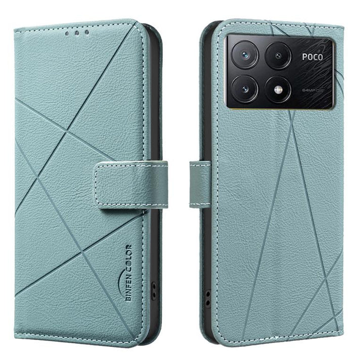 Funda de cuero para teléfono con estampado geométrico y protección RFID, For Redmi Note 14 4G 16.25mm, For Redmi Note 14 Pro 5G / 14 Pro+ 5G, For Redmi A3, For Redmi Note 13 Pro 4G, For Redmi Note 13 4G, For Redmi K70E, For Redmi Note 13 5G, For Redmi ...