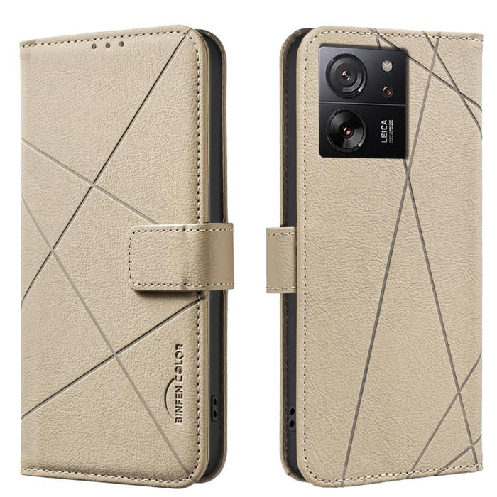 Funda de cuero para teléfono con estampado geométrico y protección RFID, For Redmi Note 14 4G 16.25mm, For Redmi Note 14 Pro 5G / 14 Pro+ 5G, For Redmi A3, For Redmi Note 13 Pro 4G, For Redmi Note 13 4G, For Redmi K70E, For Redmi Note 13 5G, For Redmi ...