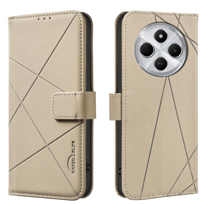 Funda de cuero para teléfono con estampado geométrico y protección RFID, For Redmi Note 14 4G 16.25mm, For Redmi Note 14 Pro 5G / 14 Pro+ 5G, For Redmi A3, For Redmi Note 13 Pro 4G, For Redmi Note 13 4G, For Redmi K70E, For Redmi Note 13 5G, For Redmi ...