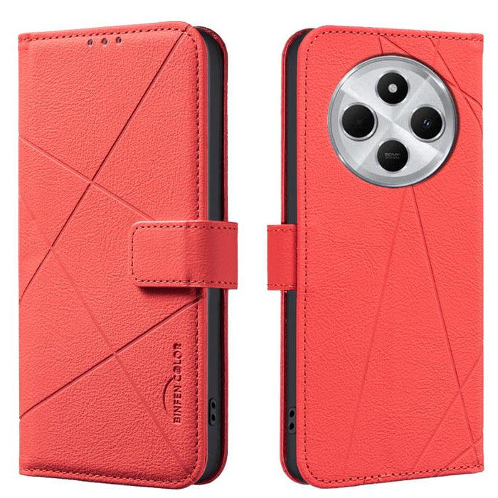 Funda de cuero para teléfono con estampado geométrico y protección RFID, For Redmi Note 14 4G 16.25mm, For Redmi Note 14 Pro 5G / 14 Pro+ 5G, For Redmi A3, For Redmi Note 13 Pro 4G, For Redmi Note 13 4G, For Redmi K70E, For Redmi Note 13 5G, For Redmi ...