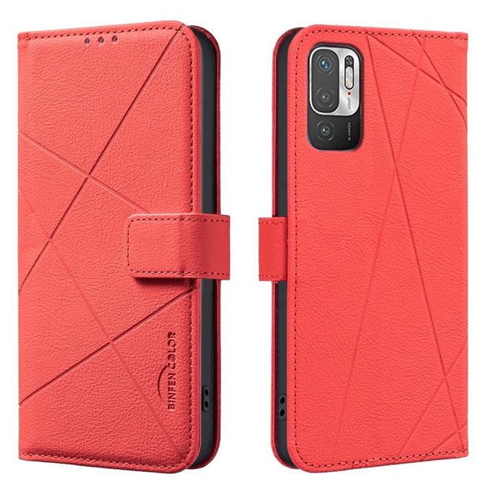 Funda de cuero para teléfono con estampado geométrico y protección RFID, For Redmi 12C, For Redmi Note 12 Pro+ Global, For Redmi Note 12 Pro 5G Global, For Redmi Note 12 5G Global, For Redmi Note 11 Pro / 11 Pro 5G Global, For Redmi 10 2022 / Note 11 4...