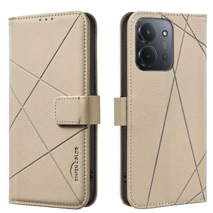 Funda de cuero para teléfono con estampado geométrico y protección RFID, For Redmi K90 Max 5G, For Redmi A7 Pro 171mm / Poco C85x 5G, For Redmi 15a 5G, For Redmi Tubo 5 Max / Poco X8 Pro Max, For Redmi Tubo 5 / Poco X8 Pro 5G                           ...
