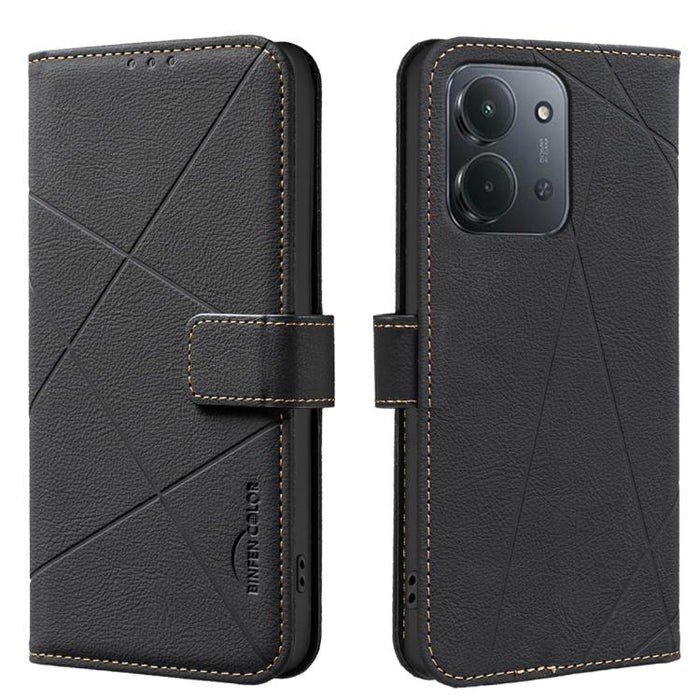 Funda de cuero para teléfono con estampado geométrico y protección RFID, For Redmi K90 Max 5G, For Redmi A7 Pro 171mm / Poco C85x 5G, For Redmi 15a 5G, For Redmi Tubo 5 Max / Poco X8 Pro Max, For Redmi Tubo 5 / Poco X8 Pro 5G                           ...