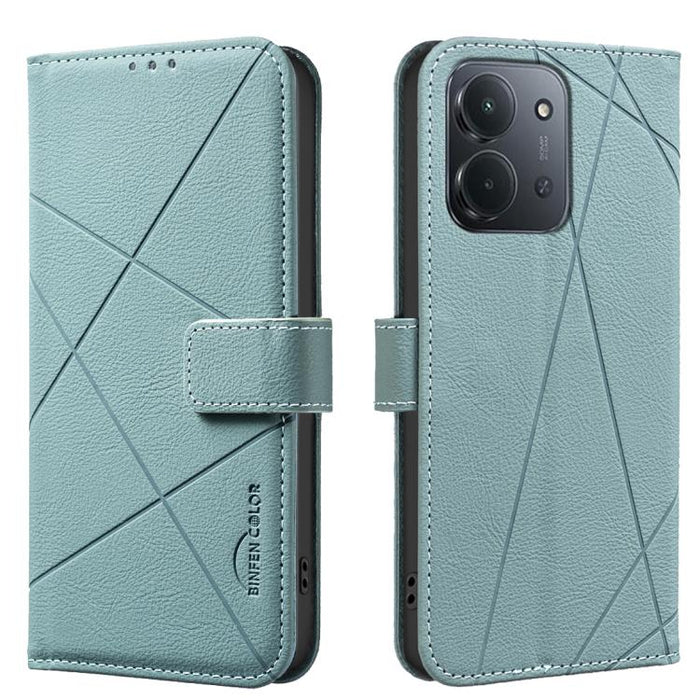 Funda de cuero para teléfono con estampado geométrico y protección RFID, For Redmi K90 Max 5G, For Redmi A7 Pro 171mm / Poco C85x 5G, For Redmi 15a 5G, For Redmi Tubo 5 Max / Poco X8 Pro Max, For Redmi Tubo 5 / Poco X8 Pro 5G                           ...