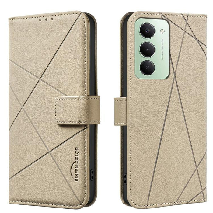 Funda de cuero para teléfono con estampado geométrico y protección RFID, For Redmi K90 Max 5G, For Redmi A7 Pro 171mm / Poco C85x 5G, For Redmi 15a 5G, For Redmi Tubo 5 Max / Poco X8 Pro Max, For Redmi Tubo 5 / Poco X8 Pro 5G                           ...