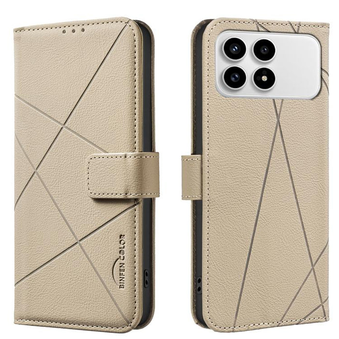 Funda de cuero para teléfono con estampado geométrico y protección RFID, For Redmi K90 Max 5G, For Redmi A7 Pro 171mm / Poco C85x 5G, For Redmi 15a 5G, For Redmi Tubo 5 Max / Poco X8 Pro Max, For Redmi Tubo 5 / Poco X8 Pro 5G                           ...