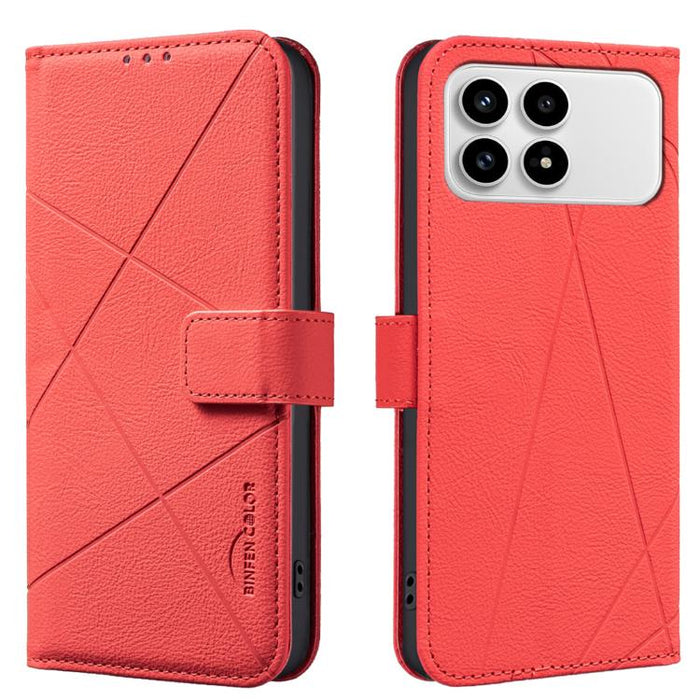 Funda de cuero para teléfono con estampado geométrico y protección RFID, For Redmi K90 Max 5G, For Redmi A7 Pro 171mm / Poco C85x 5G, For Redmi 15a 5G, For Redmi Tubo 5 Max / Poco X8 Pro Max, For Redmi Tubo 5 / Poco X8 Pro 5G                           ...
