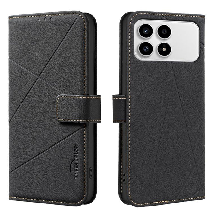 Funda de cuero para teléfono con estampado geométrico y protección RFID, For Redmi K90 Max 5G, For Redmi A7 Pro 171mm / Poco C85x 5G, For Redmi 15a 5G, For Redmi Tubo 5 Max / Poco X8 Pro Max, For Redmi Tubo 5 / Poco X8 Pro 5G                           ...