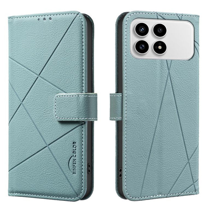 Funda de cuero para teléfono con estampado geométrico y protección RFID, For Redmi K90 Max 5G, For Redmi A7 Pro 171mm / Poco C85x 5G, For Redmi 15a 5G, For Redmi Tubo 5 Max / Poco X8 Pro Max, For Redmi Tubo 5 / Poco X8 Pro 5G                           ...