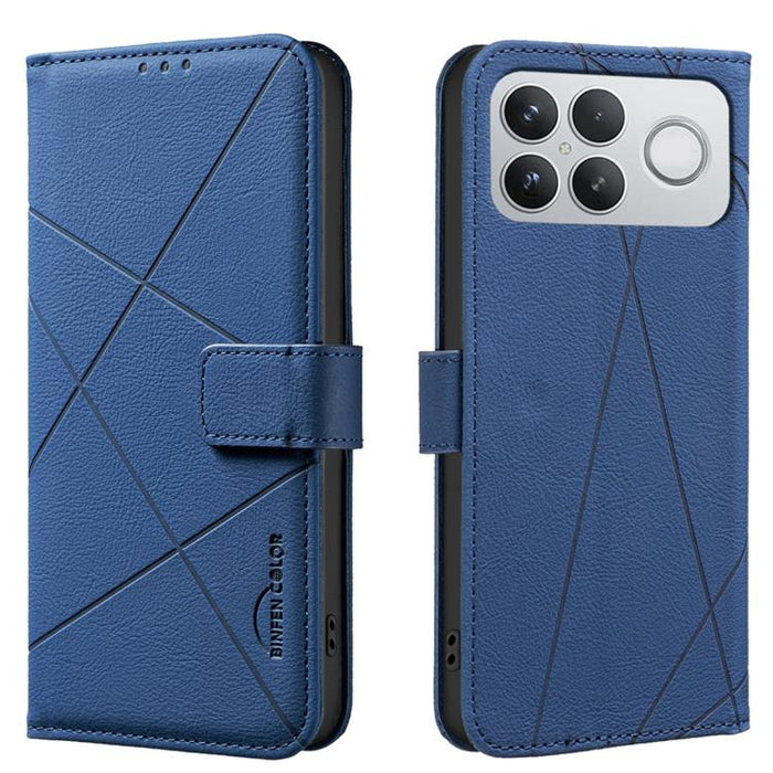 Funda de cuero para teléfono con estampado geométrico y protección RFID, For Redmi K90 Max 5G, For Redmi A7 Pro 171mm / Poco C85x 5G, For Redmi 15a 5G, For Redmi Tubo 5 Max / Poco X8 Pro Max, For Redmi Tubo 5 / Poco X8 Pro 5G                           ...