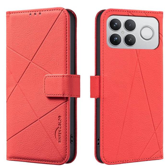 Funda de cuero para teléfono con estampado geométrico y protección RFID, For Redmi K90 Max 5G, For Redmi A7 Pro 171mm / Poco C85x 5G, For Redmi 15a 5G, For Redmi Tubo 5 Max / Poco X8 Pro Max, For Redmi Tubo 5 / Poco X8 Pro 5G                           ...
