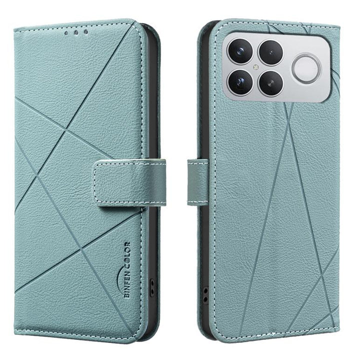 Funda de cuero para teléfono con estampado geométrico y protección RFID, For Redmi K90 Max 5G, For Redmi A7 Pro 171mm / Poco C85x 5G, For Redmi 15a 5G, For Redmi Tubo 5 Max / Poco X8 Pro Max, For Redmi Tubo 5 / Poco X8 Pro 5G                           ...