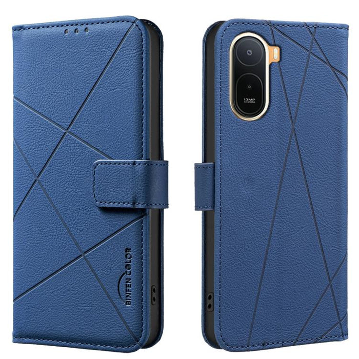 Funda de cuero para teléfono con estampado geométrico y protección RFID, For Redmi K90 Max 5G, For Redmi A7 Pro 171mm / Poco C85x 5G, For Redmi 15a 5G, For Redmi Tubo 5 Max / Poco X8 Pro Max, For Redmi Tubo 5 / Poco X8 Pro 5G                           ...