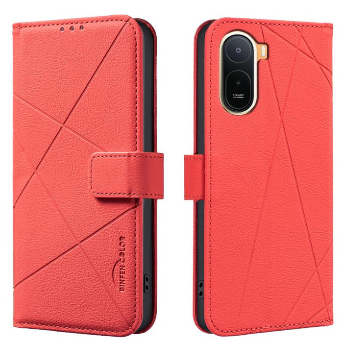 Funda de cuero para teléfono con estampado geométrico y protección RFID, For Redmi K90 Max 5G, For Redmi A7 Pro 171mm / Poco C85x 5G, For Redmi 15a 5G, For Redmi Tubo 5 Max / Poco X8 Pro Max, For Redmi Tubo 5 / Poco X8 Pro 5G                           ...