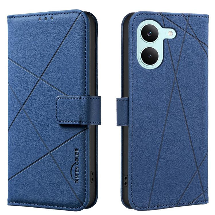 Funda de cuero para teléfono con estampado geométrico y protección RFID, For Redmi K90 Max 5G, For Redmi A7 Pro 171mm / Poco C85x 5G, For Redmi 15a 5G, For Redmi Tubo 5 Max / Poco X8 Pro Max, For Redmi Tubo 5 / Poco X8 Pro 5G                           ...