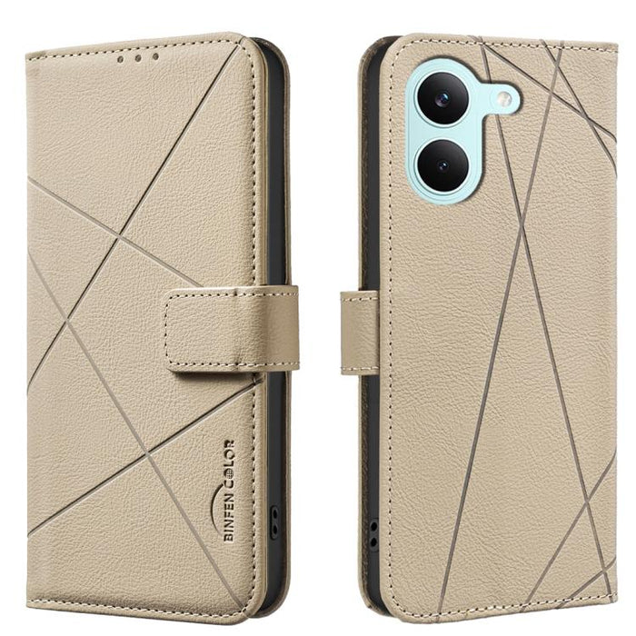 Funda de cuero para teléfono con estampado geométrico y protección RFID, For Redmi K90 Max 5G, For Redmi A7 Pro 171mm / Poco C85x 5G, For Redmi 15a 5G, For Redmi Tubo 5 Max / Poco X8 Pro Max, For Redmi Tubo 5 / Poco X8 Pro 5G                           ...