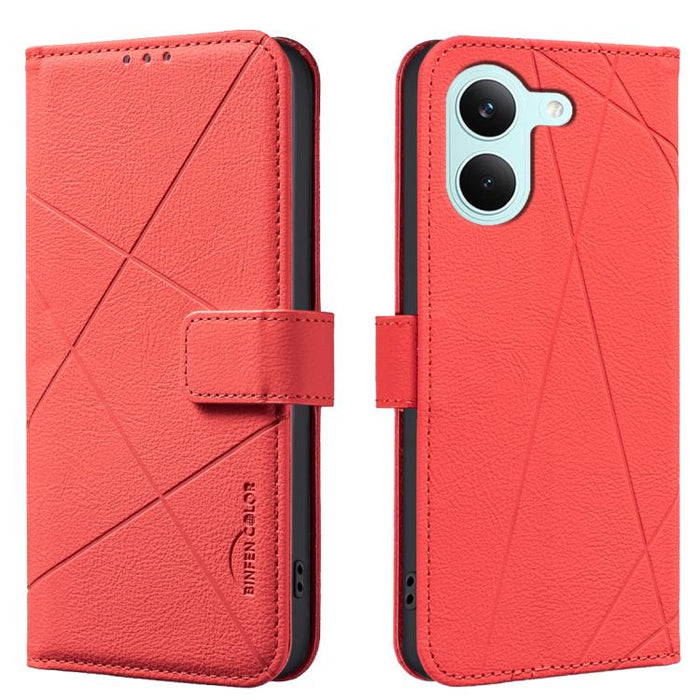 Funda de cuero para teléfono con estampado geométrico y protección RFID, For Redmi K90 Max 5G, For Redmi A7 Pro 171mm / Poco C85x 5G, For Redmi 15a 5G, For Redmi Tubo 5 Max / Poco X8 Pro Max, For Redmi Tubo 5 / Poco X8 Pro 5G                           ...