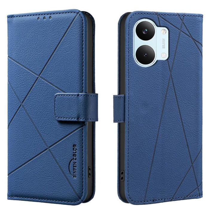 Funda de cuero para teléfono con estampado geométrico y protección RFID, For Redmi K90 Max 5G, For Redmi A7 Pro 171mm / Poco C85x 5G, For Redmi 15a 5G, For Redmi Tubo 5 Max / Poco X8 Pro Max, For Redmi Tubo 5 / Poco X8 Pro 5G                           ...