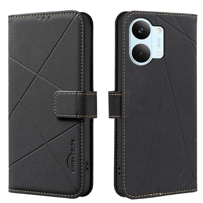 Funda de cuero para teléfono con estampado geométrico y protección RFID, For Redmi K90 Max 5G, For Redmi A7 Pro 171mm / Poco C85x 5G, For Redmi 15a 5G, For Redmi Tubo 5 Max / Poco X8 Pro Max, For Redmi Tubo 5 / Poco X8 Pro 5G                           ...