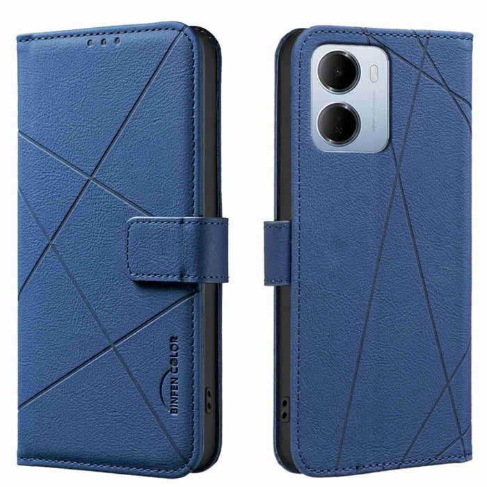 Funda de cuero para teléfono con estampado geométrico y protección RFID, For Redmi K90 Max 5G, For Redmi A7 Pro 171mm / Poco C85x 5G, For Redmi 15a 5G, For Redmi Tubo 5 Max / Poco X8 Pro Max, For Redmi Tubo 5 / Poco X8 Pro 5G                           ...