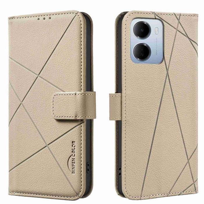 Funda de cuero para teléfono con estampado geométrico y protección RFID, For Redmi K90 Max 5G, For Redmi A7 Pro 171mm / Poco C85x 5G, For Redmi 15a 5G, For Redmi Tubo 5 Max / Poco X8 Pro Max, For Redmi Tubo 5 / Poco X8 Pro 5G                           ...