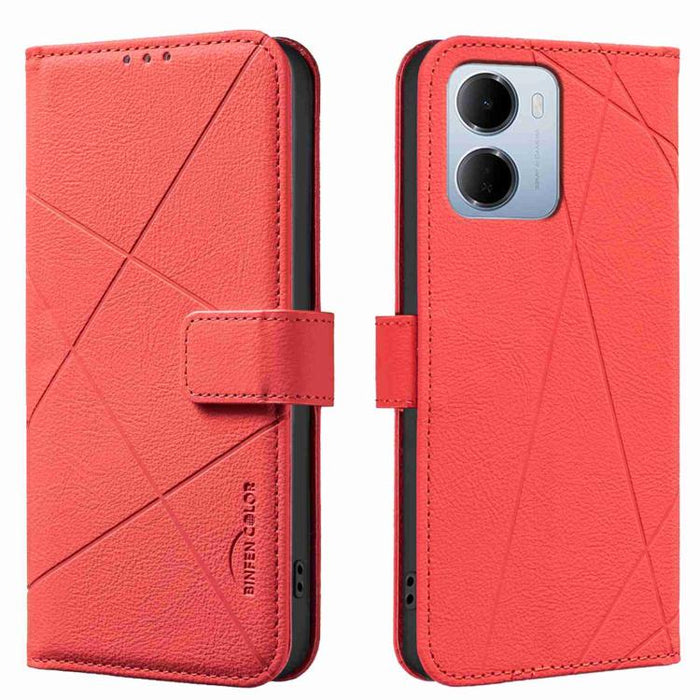 Funda de cuero para teléfono con estampado geométrico y protección RFID, For Redmi K90 Max 5G, For Redmi A7 Pro 171mm / Poco C85x 5G, For Redmi 15a 5G, For Redmi Tubo 5 Max / Poco X8 Pro Max, For Redmi Tubo 5 / Poco X8 Pro 5G                           ...