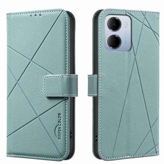 Funda de cuero para teléfono con estampado geométrico y protección RFID, For Redmi K90 Max 5G, For Redmi A7 Pro 171mm / Poco C85x 5G, For Redmi 15a 5G, For Redmi Tubo 5 Max / Poco X8 Pro Max, For Redmi Tubo 5 / Poco X8 Pro 5G                           ...