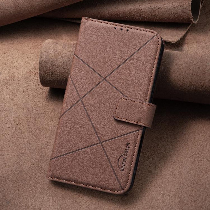 Funda de cuero para teléfono con estampado geométrico y protección RFID, For Redmi K90 Max 5G, For Redmi A7 Pro 171mm / Poco C85x 5G, For Redmi 15a 5G, For Redmi Tubo 5 Max / Poco X8 Pro Max, For Redmi Tubo 5 / Poco X8 Pro 5G                           ...