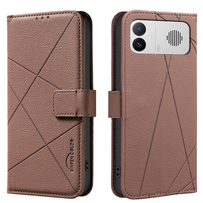 Funda de cuero para teléfono con estampado geométrico y protección RFID, For Redmi K90 Max 5G, For Redmi A7 Pro 171mm / Poco C85x 5G, For Redmi 15a 5G, For Redmi Tubo 5 Max / Poco X8 Pro Max, For Redmi Tubo 5 / Poco X8 Pro 5G                           ...