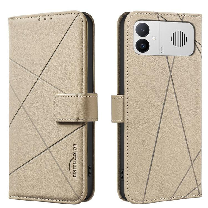Funda de cuero para teléfono con estampado geométrico y protección RFID, For Redmi K90 Max 5G, For Redmi A7 Pro 171mm / Poco C85x 5G, For Redmi 15a 5G, For Redmi Tubo 5 Max / Poco X8 Pro Max, For Redmi Tubo 5 / Poco X8 Pro 5G                           ...