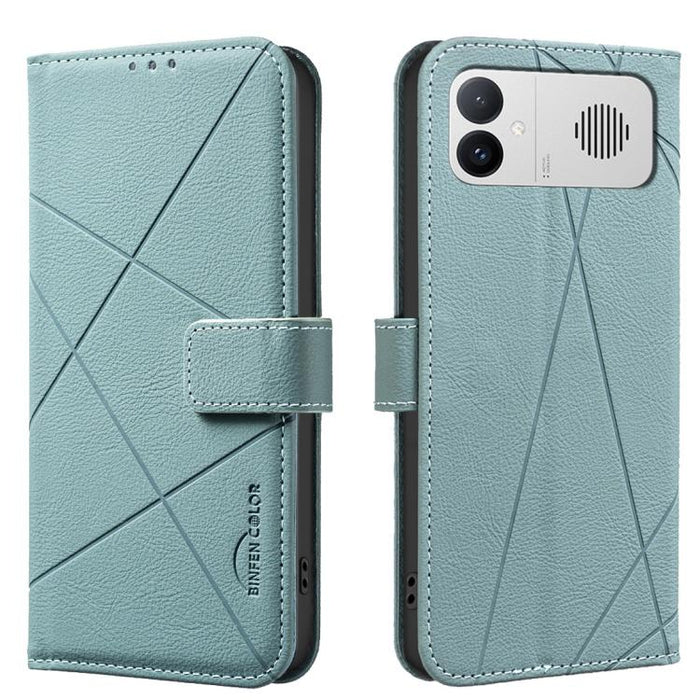 Funda de cuero para teléfono con estampado geométrico y protección RFID, For Redmi K90 Max 5G, For Redmi A7 Pro 171mm / Poco C85x 5G, For Redmi 15a 5G, For Redmi Tubo 5 Max / Poco X8 Pro Max, For Redmi Tubo 5 / Poco X8 Pro 5G                           ...