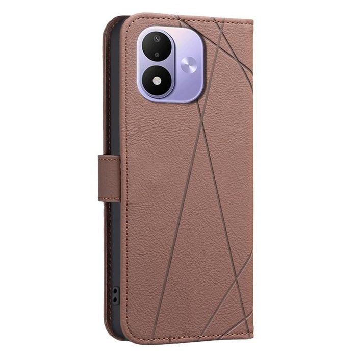 Funda de cuero para teléfono con estampado geométrico y protección RFID, For Redmi K90 Max 5G, For Redmi A7 Pro 171mm / Poco C85x 5G, For Redmi 15a 5G, For Redmi Tubo 5 Max / Poco X8 Pro Max, For Redmi Tubo 5 / Poco X8 Pro 5G                           ...