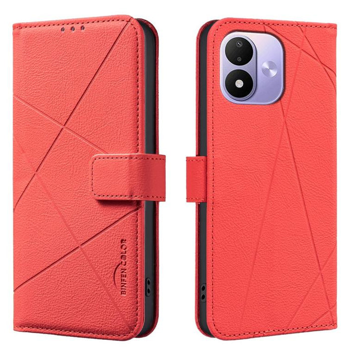 Funda de cuero para teléfono con estampado geométrico y protección RFID, For Redmi K90 Max 5G, For Redmi A7 Pro 171mm / Poco C85x 5G, For Redmi 15a 5G, For Redmi Tubo 5 Max / Poco X8 Pro Max, For Redmi Tubo 5 / Poco X8 Pro 5G                           ...