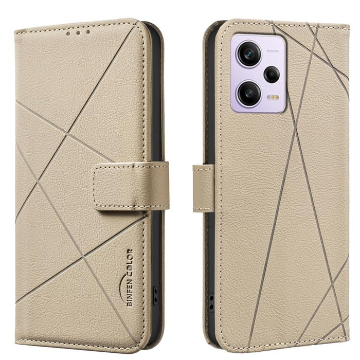 Funda de cuero para teléfono con estampado geométrico y protección RFID, For Xiaomi 17T Pro 5G, For Xiaomi 17T 5G, For Xiaomi Poco M7 4G 169mm, For Xiaomi 15T Pro 5G, For Xiaomi 15T 5G, For Xiaomi Poco F7 5G Global, For Xiaomi Poco X7 Pro              ...