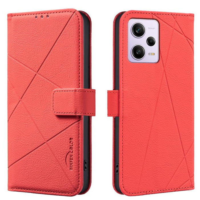 Funda de cuero para teléfono con estampado geométrico y protección RFID, For Xiaomi 17T Pro 5G, For Xiaomi 17T 5G, For Xiaomi Poco M7 4G 169mm, For Xiaomi 15T Pro 5G, For Xiaomi 15T 5G, For Xiaomi Poco F7 5G Global, For Xiaomi Poco X7 Pro              ...