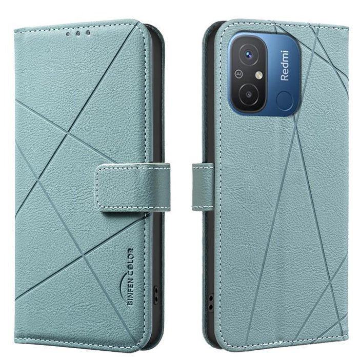 Funda de cuero para teléfono con estampado geométrico y protección RFID, For Xiaomi 17T Pro 5G, For Xiaomi 17T 5G, For Xiaomi Poco M7 4G 169mm, For Xiaomi 15T Pro 5G, For Xiaomi 15T 5G, For Xiaomi Poco F7 5G Global, For Xiaomi Poco X7 Pro              ...