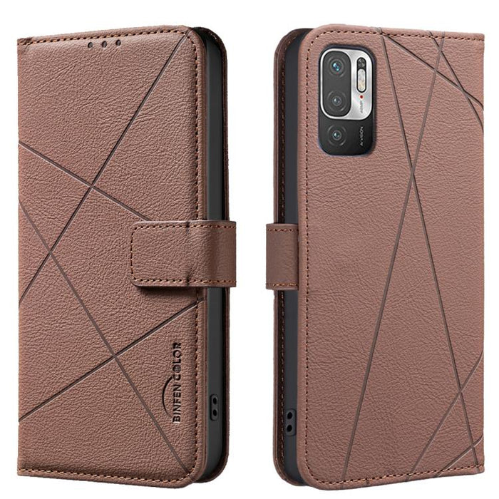 Funda de cuero para teléfono con estampado geométrico y protección RFID, For Xiaomi 17T Pro 5G, For Xiaomi 17T 5G, For Xiaomi Poco M7 4G 169mm, For Xiaomi 15T Pro 5G, For Xiaomi 15T 5G, For Xiaomi Poco F7 5G Global, For Xiaomi Poco X7 Pro              ...
