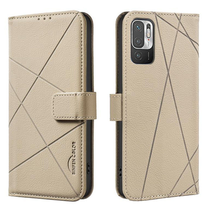 Funda de cuero para teléfono con estampado geométrico y protección RFID, For Xiaomi 17T Pro 5G, For Xiaomi 17T 5G, For Xiaomi Poco M7 4G 169mm, For Xiaomi 15T Pro 5G, For Xiaomi 15T 5G, For Xiaomi Poco F7 5G Global, For Xiaomi Poco X7 Pro              ...