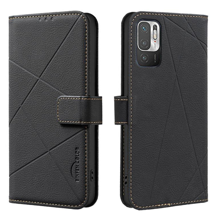 Funda de cuero para teléfono con estampado geométrico y protección RFID, For Xiaomi 17T Pro 5G, For Xiaomi 17T 5G, For Xiaomi Poco M7 4G 169mm, For Xiaomi 15T Pro 5G, For Xiaomi 15T 5G, For Xiaomi Poco F7 5G Global, For Xiaomi Poco X7 Pro              ...