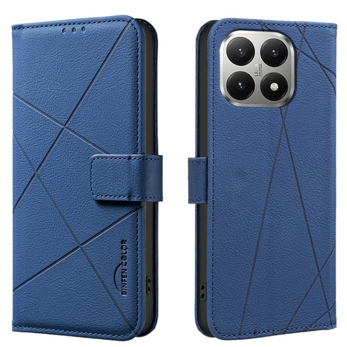 Funda de cuero para teléfono con estampado geométrico y protección RFID, For Xiaomi 17T Pro 5G, For Xiaomi 17T 5G, For Xiaomi Poco M7 4G 169mm, For Xiaomi 15T Pro 5G, For Xiaomi 15T 5G, For Xiaomi Poco F7 5G Global, For Xiaomi Poco X7 Pro              ...