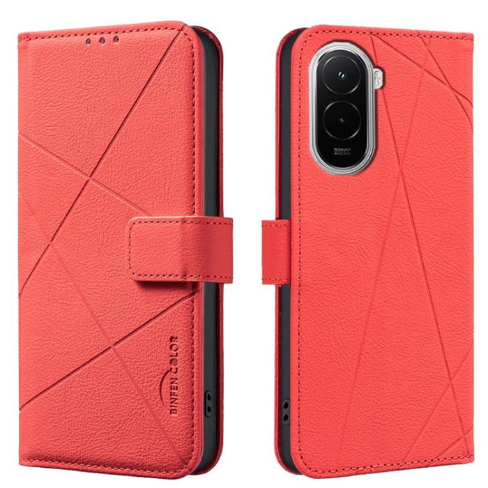 Funda de cuero para teléfono con estampado geométrico y protección RFID, For Xiaomi 17T Pro 5G, For Xiaomi 17T 5G, For Xiaomi Poco M7 4G 169mm, For Xiaomi 15T Pro 5G, For Xiaomi 15T 5G, For Xiaomi Poco F7 5G Global, For Xiaomi Poco X7 Pro              ...