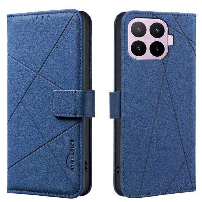 Funda de cuero para teléfono con estampado geométrico y protección RFID, For Xiaomi 17T Pro 5G, For Xiaomi 17T 5G, For Xiaomi Poco M7 4G 169mm, For Xiaomi 15T Pro 5G, For Xiaomi 15T 5G, For Xiaomi Poco F7 5G Global, For Xiaomi Poco X7 Pro              ...